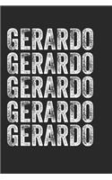 Name GERARDO Journal Customized Gift For GERARDO A beautiful personalized