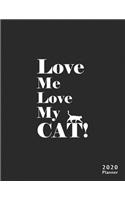 2020 PLANNER Love Me Love My Cat