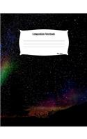 Composition Notebook: Space Science Exploring Theme Cover Journal - Blank Lined Wide Ruled Notebook - Personal Writing Paper Notepad For Scientist - High School College S(6 Educational Relativity Theme Grammar Notebooks)