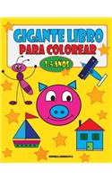 Gigante Libro Para Colorear 3-5 años