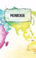 Monrovia: Ruled Travel Diary Notebook or Journey Journal - Lined Trip Pocketbook for Men and Women with Lines