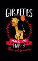 Giraffes Make Me Happy You, Not So Much