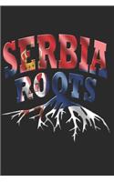 Serbia Notebook: Serbia Notebook - college book - diary - journal - booklet - memo - composition book - 120 sheets - Dot Grid paper 6x9 inch