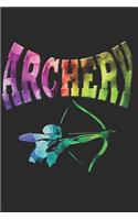 Bogenschießen: Bogenschießen Notizbuch die Perfekte Geschenkidee für Bogenschützen oder Pfeil und Bogen Fans. Das Taschenbuch hat 120 weiße Seiten mit Punktraster 