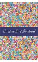 Cassandra's Journal: Cute Personalized Name College-Ruled Notebook for Girls & Women - Blank Lined Gift Journal/Diary for Writing & Note Taking