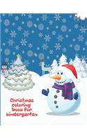 Christmas coloring book for kindergarten