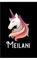 Meilani: Personalized Custom Name Unicorn Themed Monthly 2020 Planner (Calendar, To Do List, Monthly Budget, Grocery List, Yearly Financial Goals) Gift for G