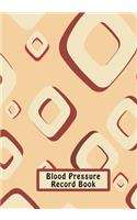 Low Vision Blood Pressure Record Book