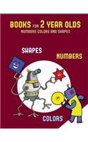 Books for 2 year olds (numbers, colors and shapes)