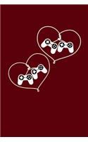 Video Game Heart: Beautiful Journal with a Gamer Heart Theme.