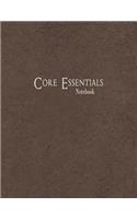 Core Essentials Notebook: 1/4 Inch Cross Section Ruled