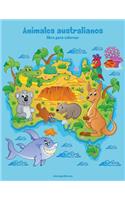 Animales australianos libro para colorear 1: (1 Animales Australianos)