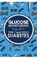 Glucose Monitoring Log for Type 1 and Type 2 Diabetes