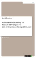 Von Achmea und Komstroy