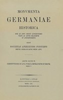 Constitutiones Et ACTA Publica Imperatorum Et Regum (1313-1324)