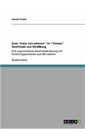 Zum Tranc Von Minnen Im Tristan Gottfrieds Von Stra?burg
