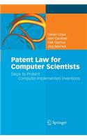 Patent Law for Computer Scientists