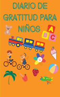 Diario de gratitud para niños