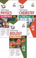 Combo 10 in One Study Package for CBSE Physics, Chemistry & Biology Class 12 with 15 Model Papers