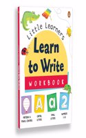 Little Learners: Learn to Write Workbook: First Practice Workbook Trace and Write | Engaging Workbook to Develop Writing Skills in PreSchool Kids, Toddlers | Patterns, Capital Letters, Small Letters and Numbers | Ages 3+ [Penguin Early Learning Ser