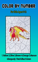 Color By Number For kids Ages 6-12