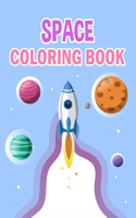 Space Coloring Book: Space Coloring Book For Kids, Girls And Adult