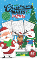 Christmas Mazes for Kids 69 Mazes Difficulty Level Hard