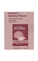Student Solutions Manual for Intermediate Algebra