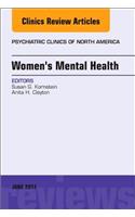 Women's Mental Health, an Issue of Psychiatric Clinics of North America