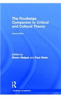 Routledge Companion to Critical and Cultural Theory