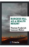 Burgess Hill as a Health Resort