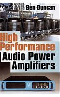 High Performance Audio Power Amplifiers