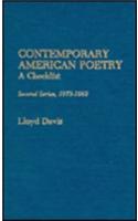 Contemporary American Poetry: A Checklist-Second Series, 1973-1983