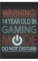 14 Year Old In Gaming Mode