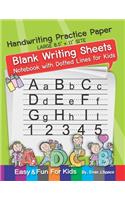 Handwriting Practice Paper Blank Writing Sheets
