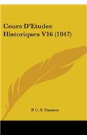 Cours D'Etudes Historiques V16 (1847)