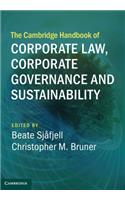 Cambridge Handbook of Corporate Law, Corporate Governance and Sustainability