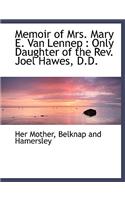 Memoir of Mrs. Mary E. Van Lennep