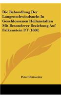 Die Behandlung Der Lungenschwindsucht In Geschlossenen Heilanstalten Mit Besonderer Beziehung Auf Falkenstein I/T (1880)