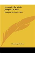 Inventaire de Marie Josephe de Saxe