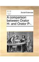 A comparison between Orator H- and Orator P-.