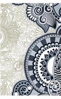 Patterns 35 Notebook: Blank Diary Journal Log Notebook(35 Patterns 150 Lined)