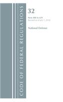 Code of Federal Regulations, Title 32 National Defense 400-629, Revised as of July 1, 2018