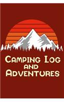Camping Log and Adventures: Camping Log book