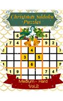 Christmas Sudoku Puzzles Medium - Hard Vol.2