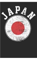 Notebook: Japan Dot Grid 6x9 120 Pages