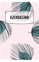 Azerbaijan: Dotted Travel Diary Notebook or Journey Dotted Grid Journal - Holiday Trip Pocketbook for Men and Women with Dots