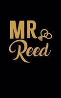 Mr. Reed: Personalized Engagement & Pre Wedding Gift - Mr. & Mrs. Wedding Notebook and Organizer for Bride to Be and Groom To Be Matching Present