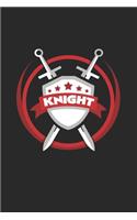 Knight: 6x9 Knight Middleage - grid - squared paper - notebook - notes
