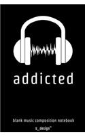 Music Notebook for Music Composition / Song-Writing / Song-Texting / Songtext Writing